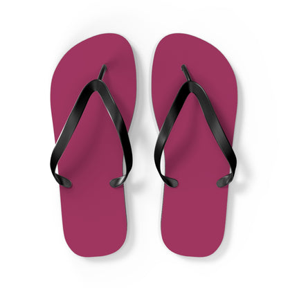 True Holiday Gypsy Pink Red Solids Flip Flops