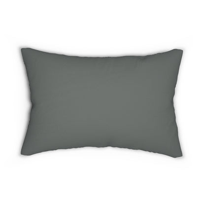 True Holiday Kitty Gray Gray Solids 20" x 14" Rectangular Throw Pillow