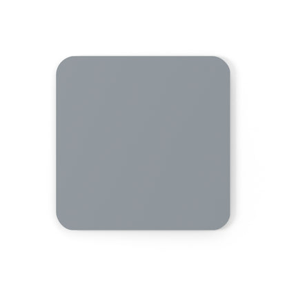 True Holiday Gray Cardigan Gray Solids Corkwood Coaster Set