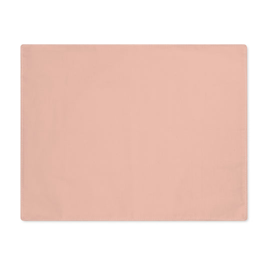 True Holiday Teacup Rose Orange Solids Placemat