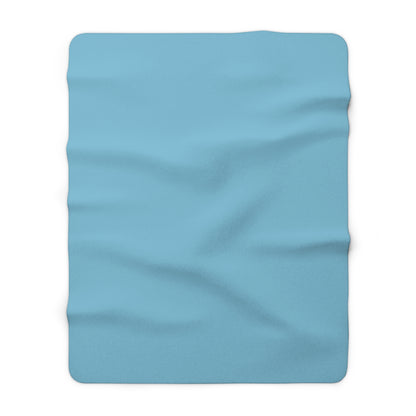 True Holiday Aquarium Blue Blue Solids Throw Blanket