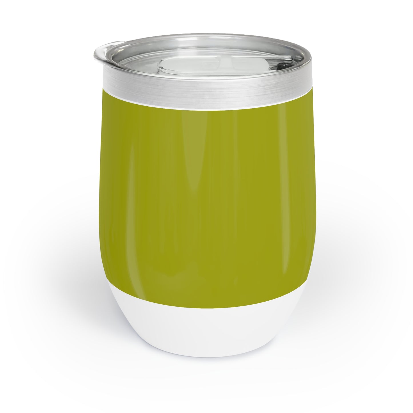 True Holiday Dark Lime Green Solids Chill Wine Tumbler