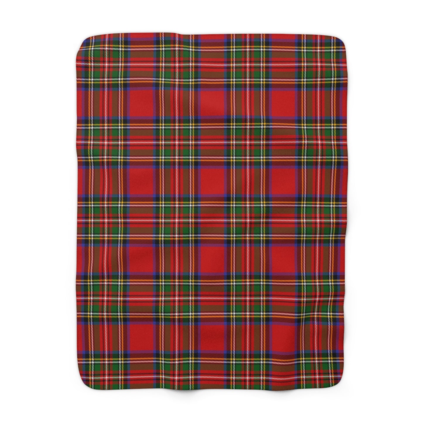 True Holiday Royal Stewart Tartan Plaid Throw Blanket