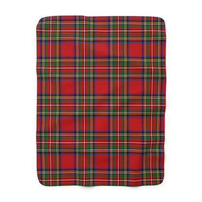 True Holiday Royal Stewart Tartan Plaid Throw Blanket
