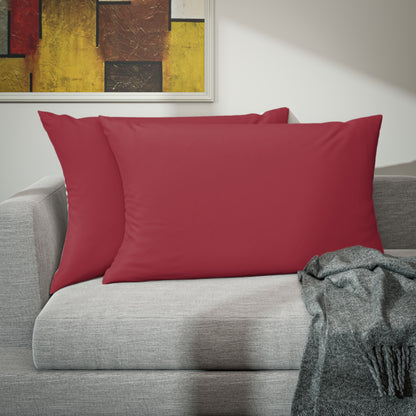 True Holiday Candy Cane Red Solids Pillow Sham